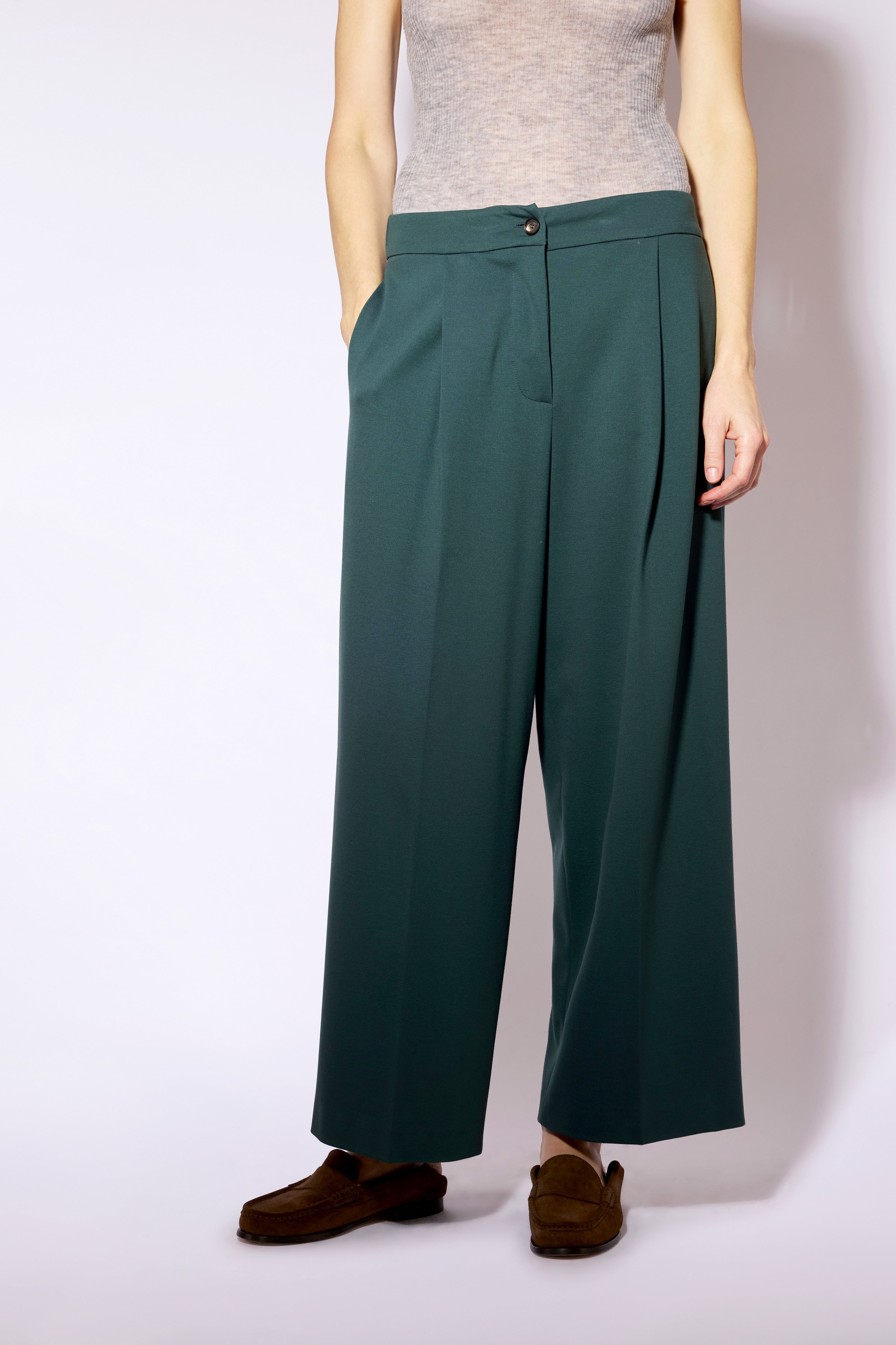 Liviana Conti Pantaloni Maxim pantalon large noir 38-48
