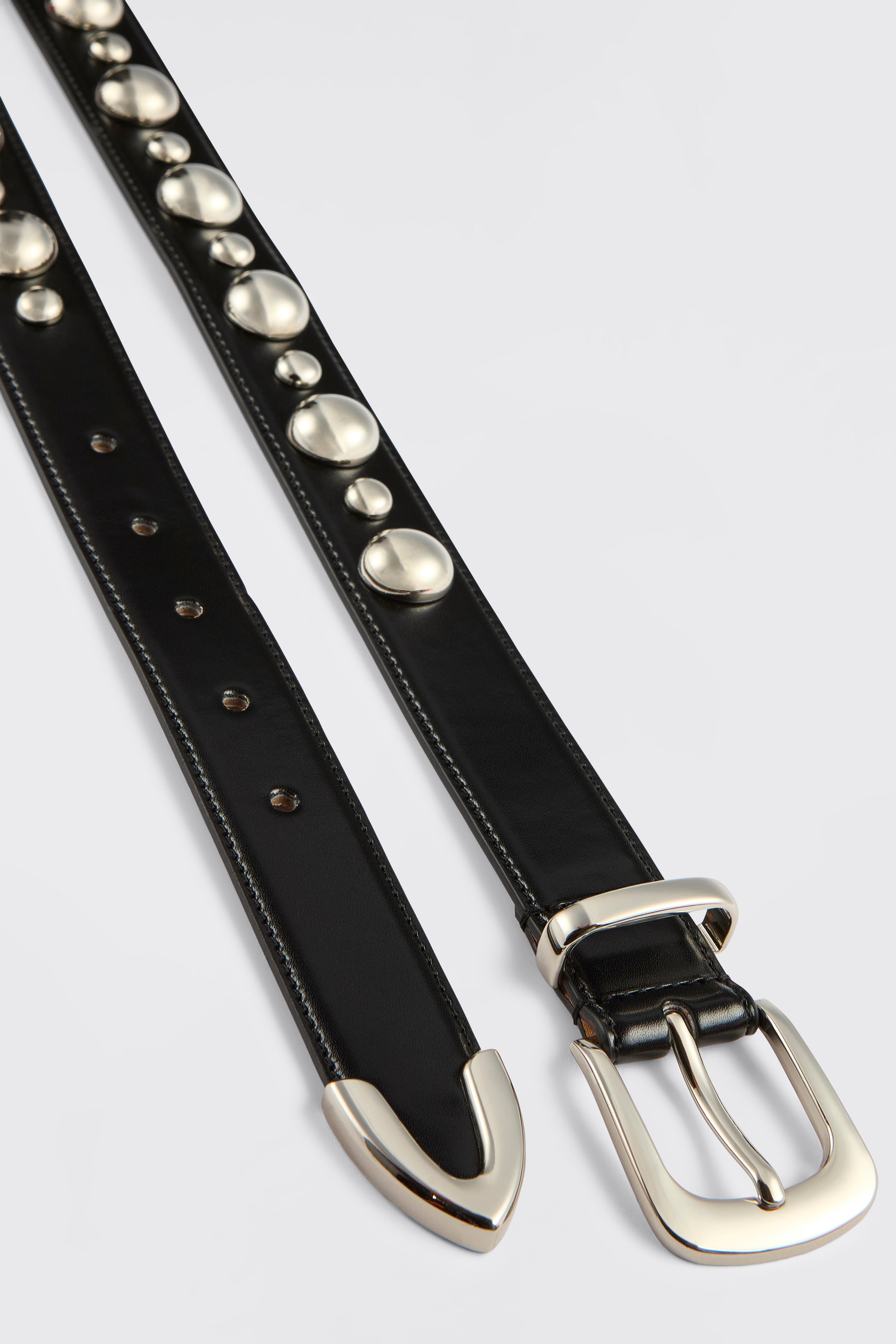 Liviana Conti Prisca ceinture cloutée noire