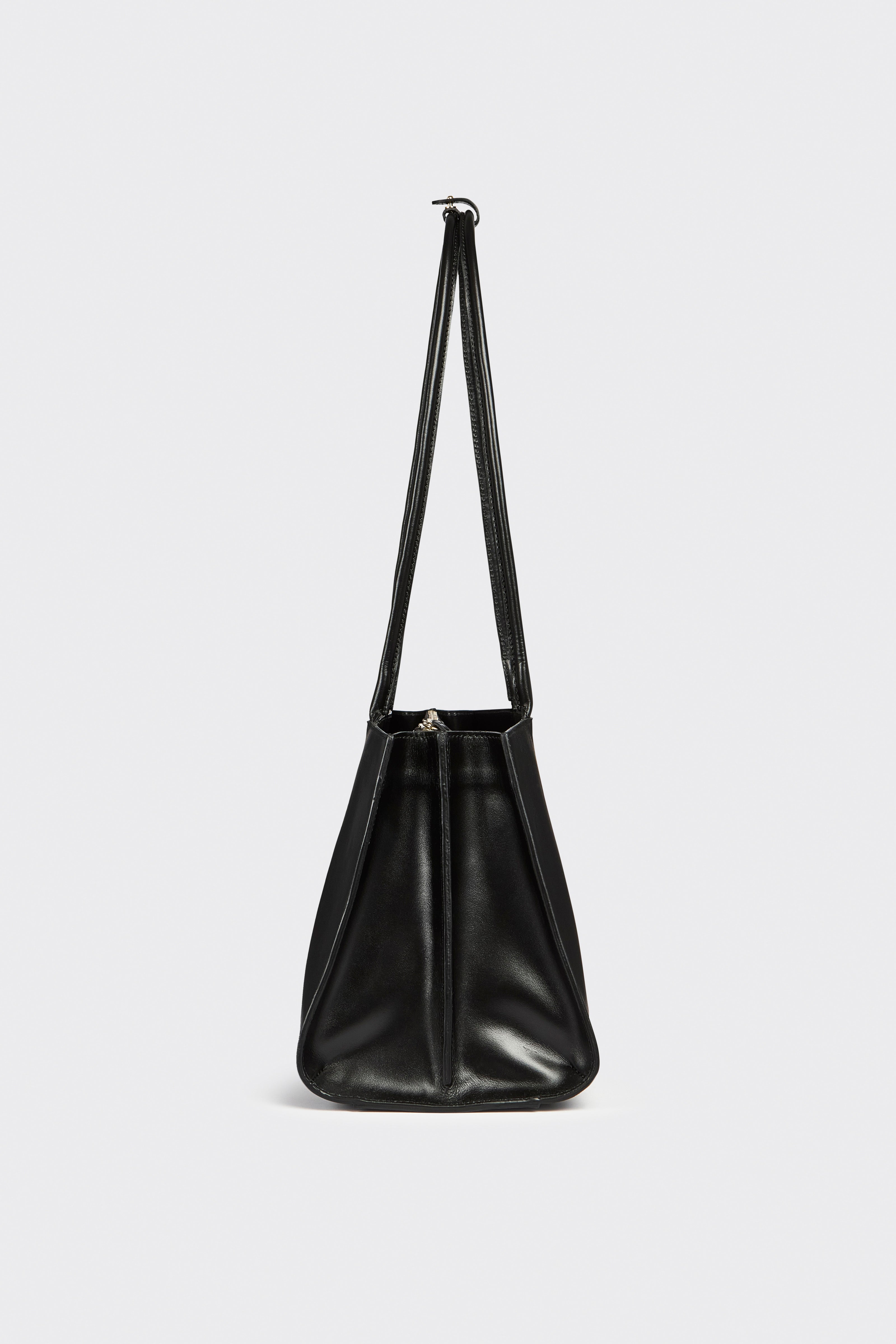 Liviana Conti Meredit sac à main maxi cuir noir veau