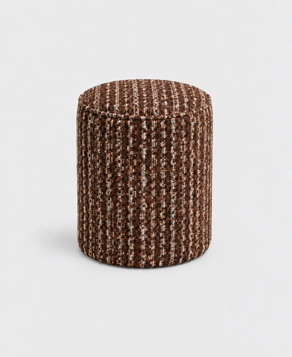 The Ethiquette Maison Pouf Versailles tweed 34 cm