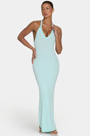 Oh Polly ButterCloud robe maxi menthe moulante stretch
