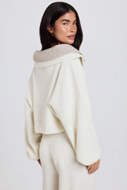 Oh Polly Knitwear Jumper BT02525 Pull Ivoire Laine