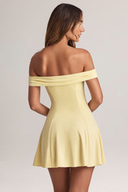 Oh Polly Jaida 14150 mini robe jaune Lemon Sherbet modal