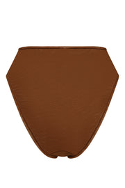 Oh Polly Intimates culotte taille haute chestnut mesh sans couture