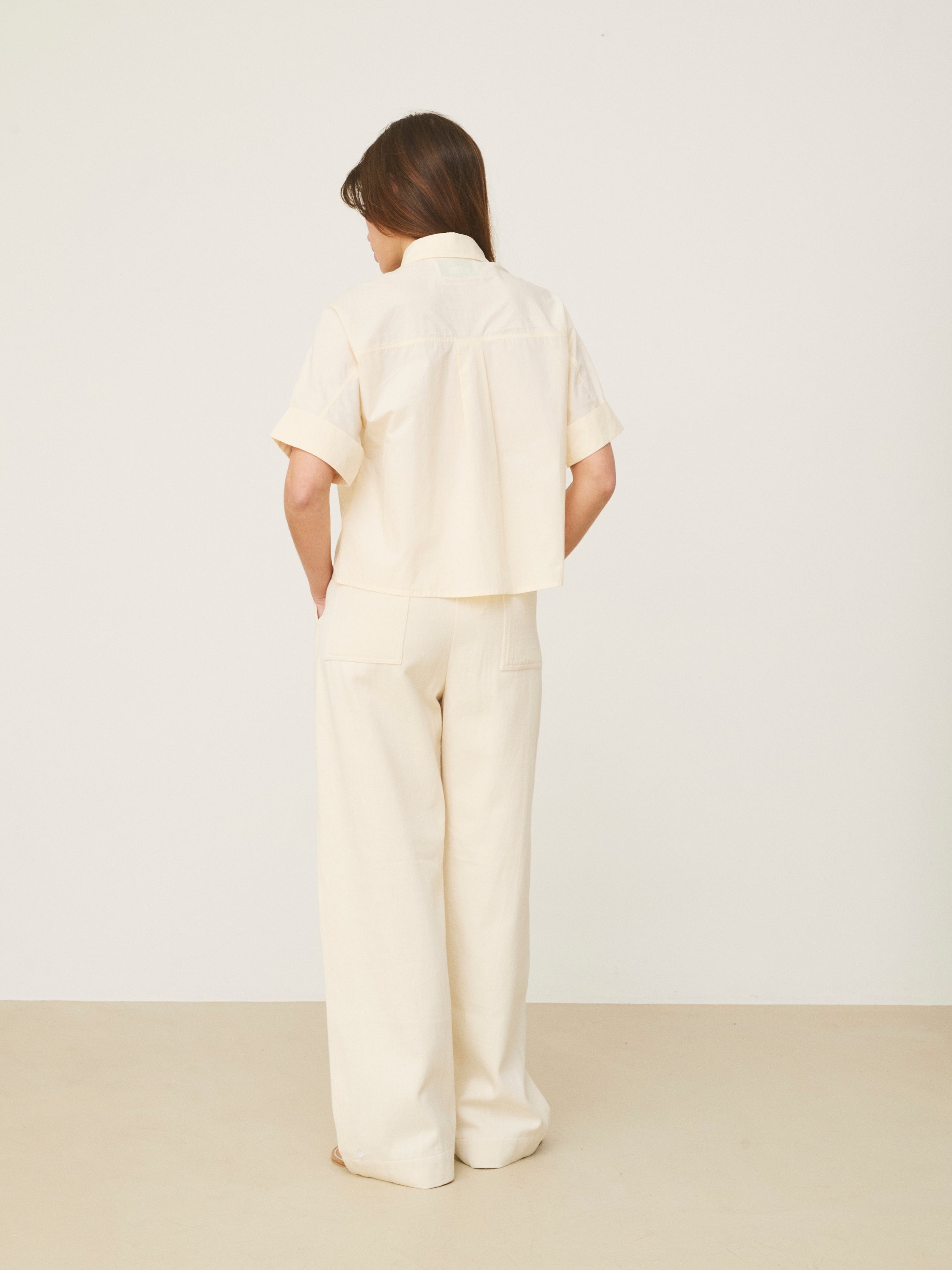 Mii Chemise Alba Marguerite chemisier brodé main