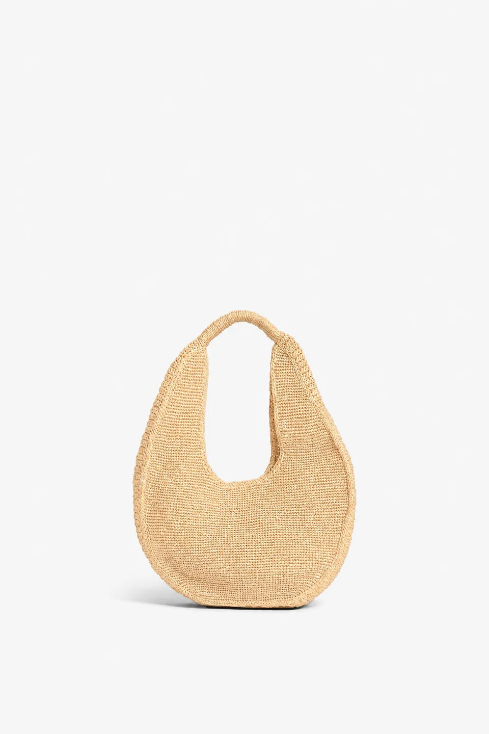 Liviana Conti Belinda sac épaule raphia naturel
