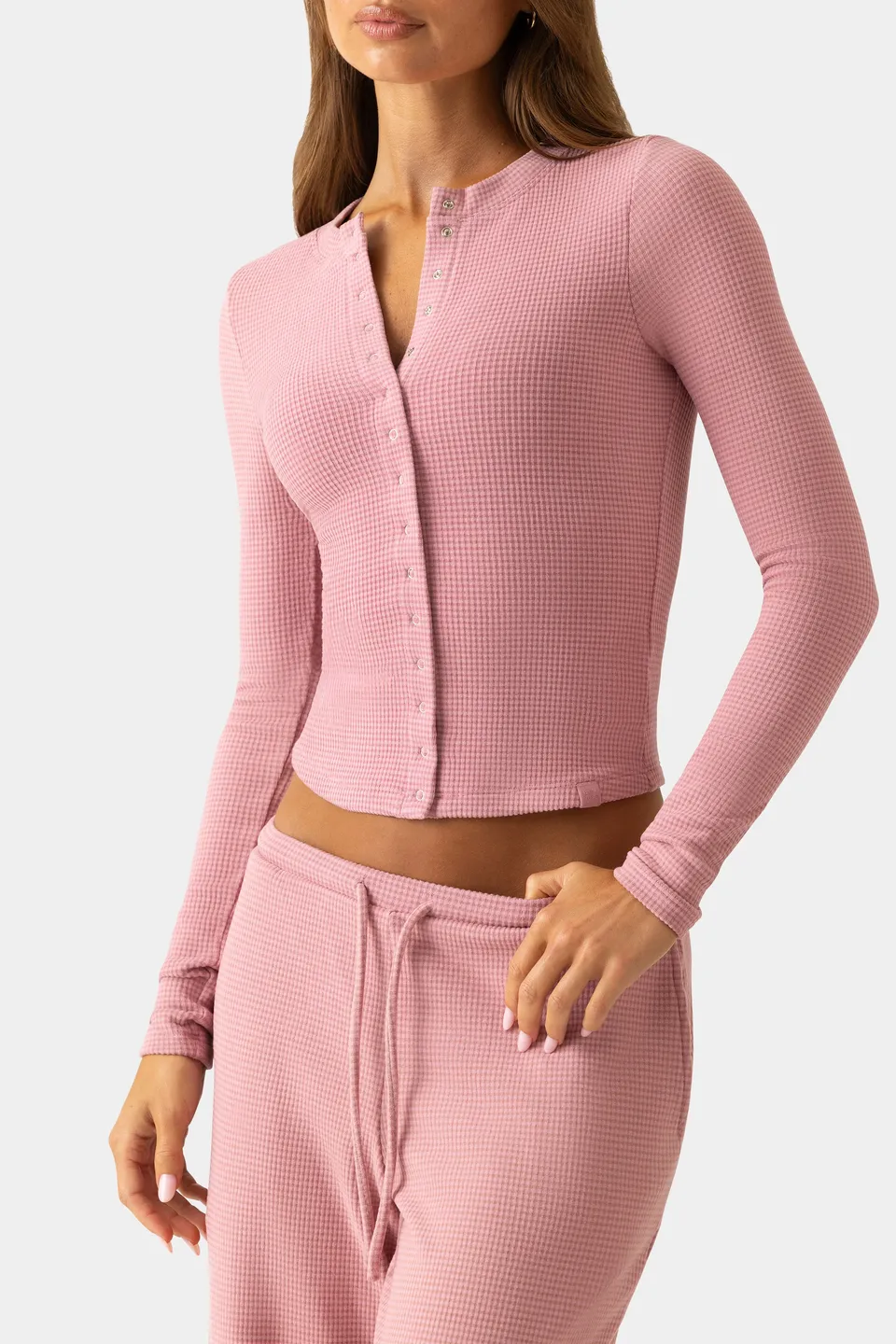 Oh Polly Bo+Tee Ribbed Gilet Berry