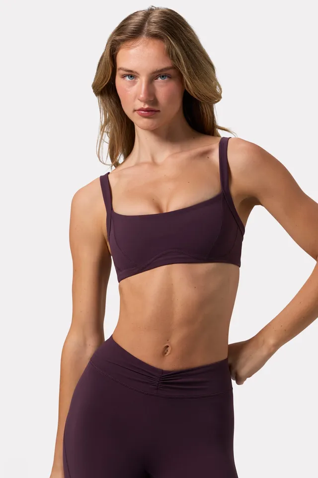 Oh Polly Bo+Tee brassière sport prune maintien léger