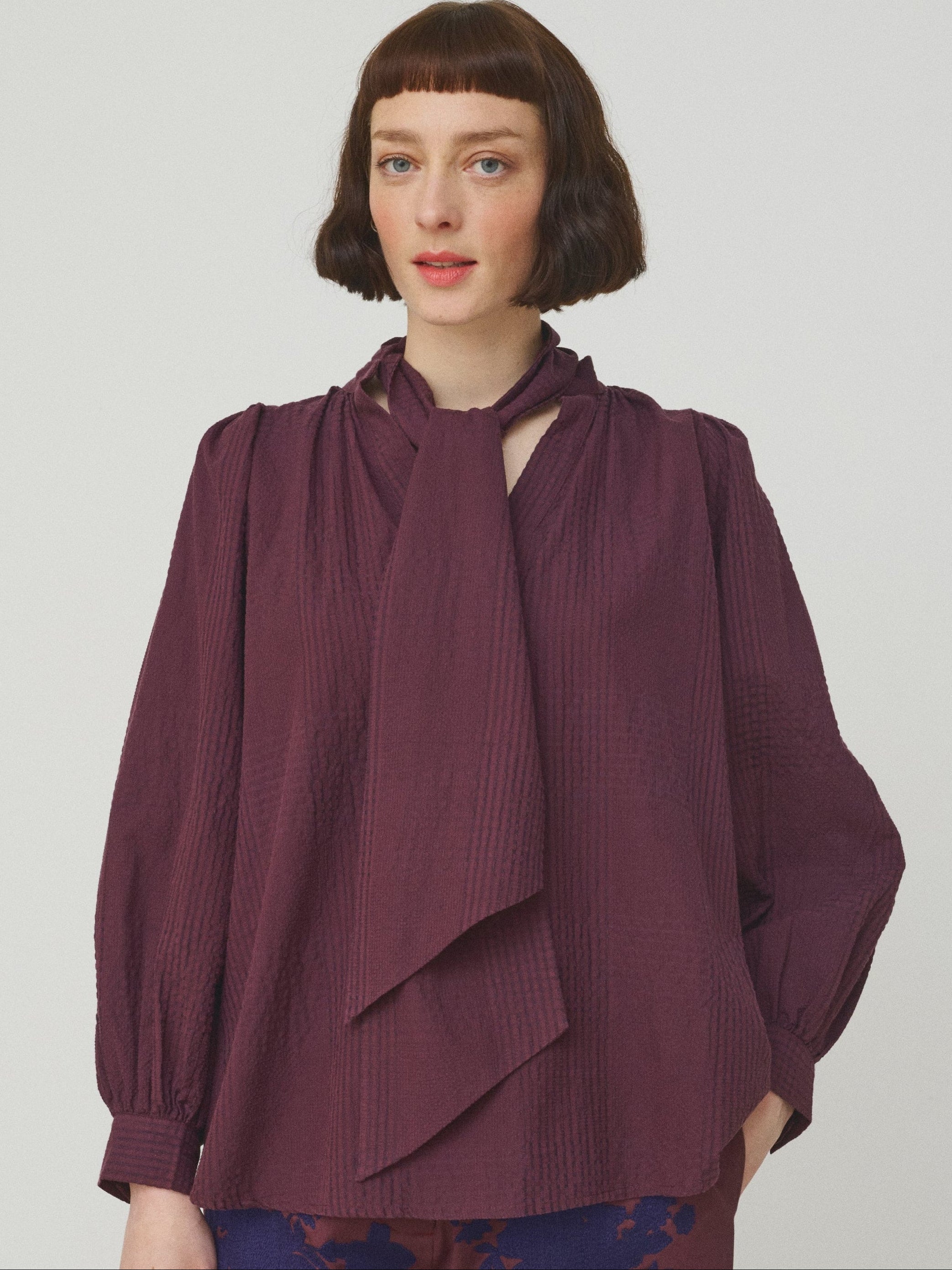 Mii Mii à table Claudie Les Unis blouse coton soie