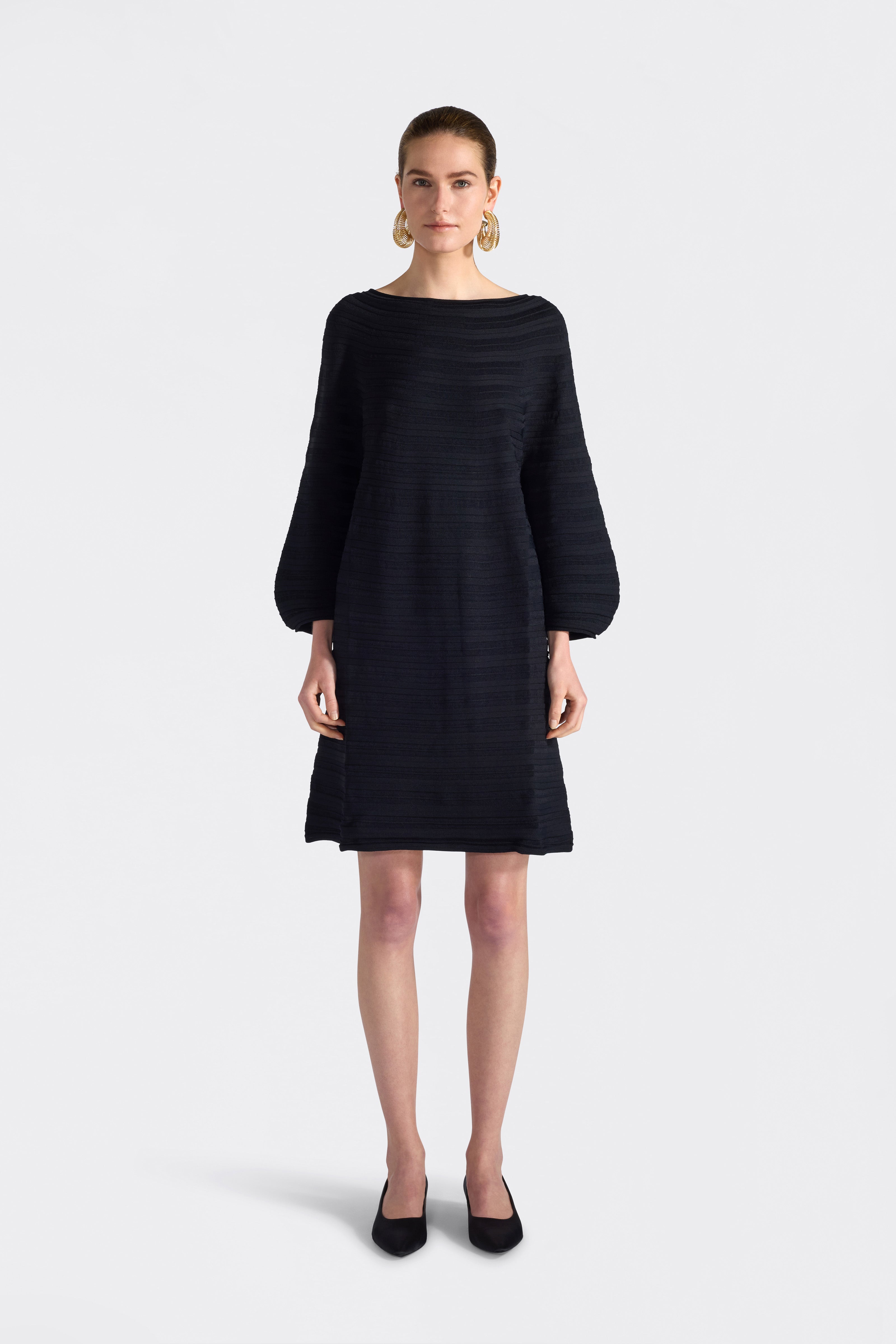 Liviana Conti Cleo robe courte viscose Noir