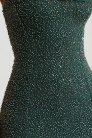 Oh Polly Embellished La Rochette 6750 robe maxi vert émeraude