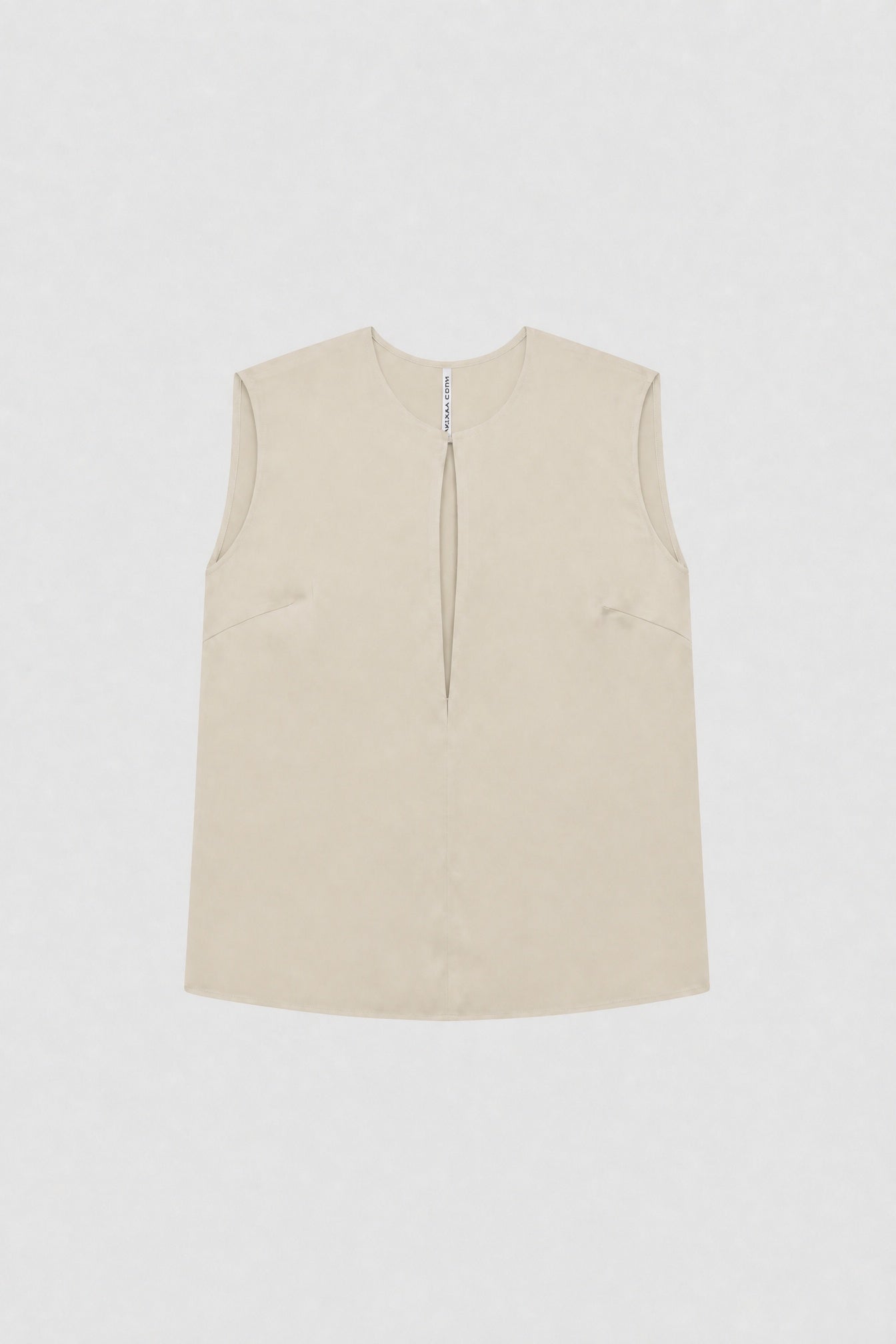 Liviana Conti Ella top sans manches satin fondente 40