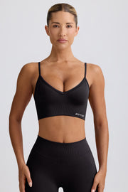 Oh Polly Define Luxe BT1134 brassiere sport noire
