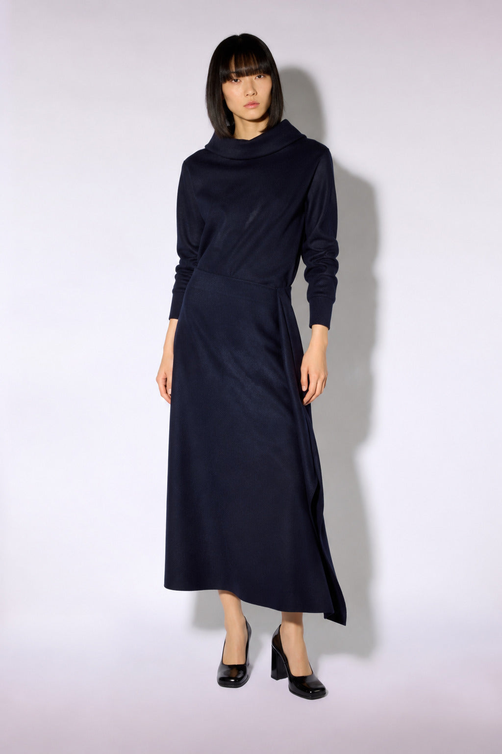 Liviana Conti Leonie L6WN25 jupe notte bleu nuit