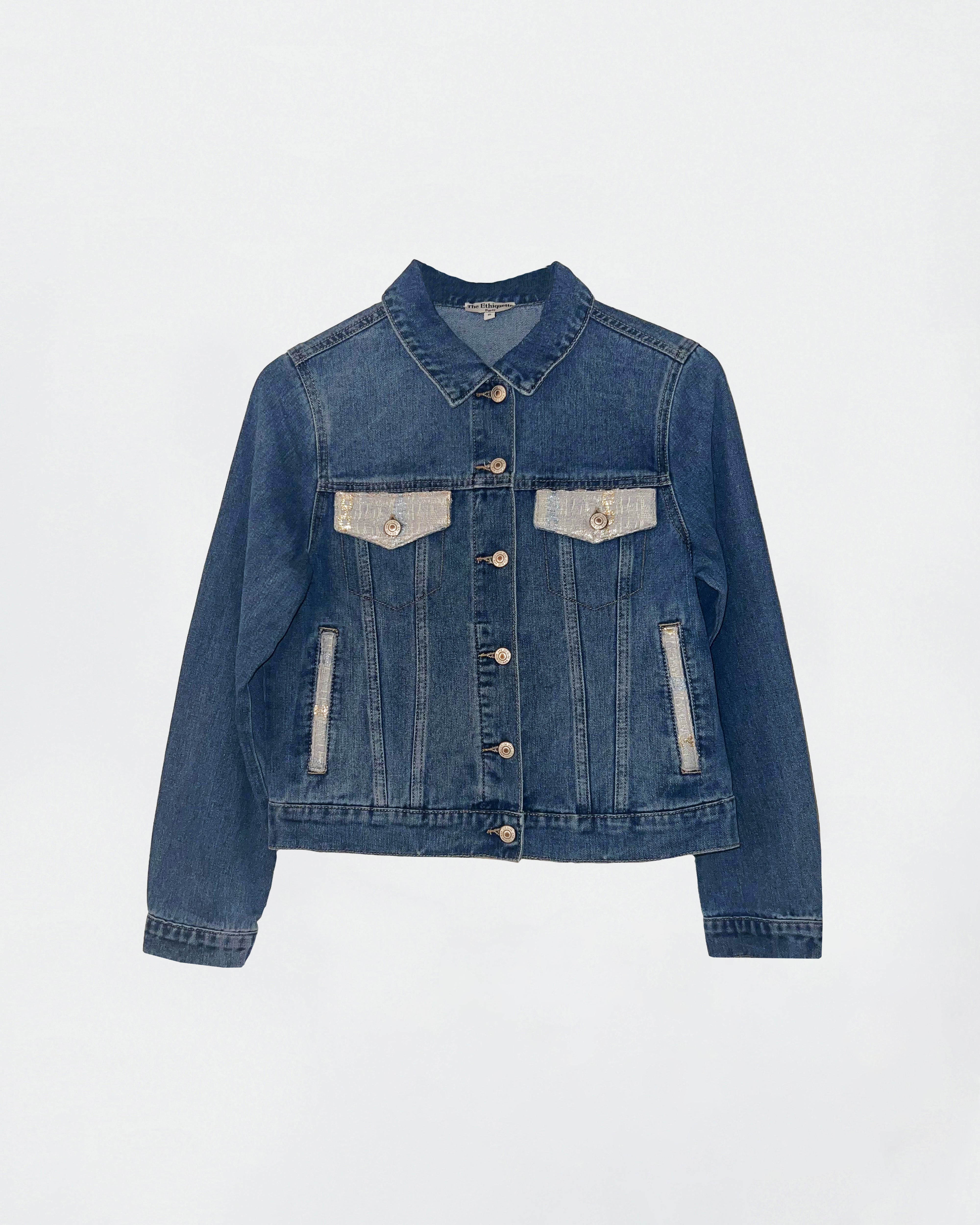 The Ethiquette Denim Olimpia Veste Jean Atlantis Tweed