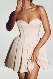 Oh Polly Emeline 7790 robe mini corset tulle ivoire