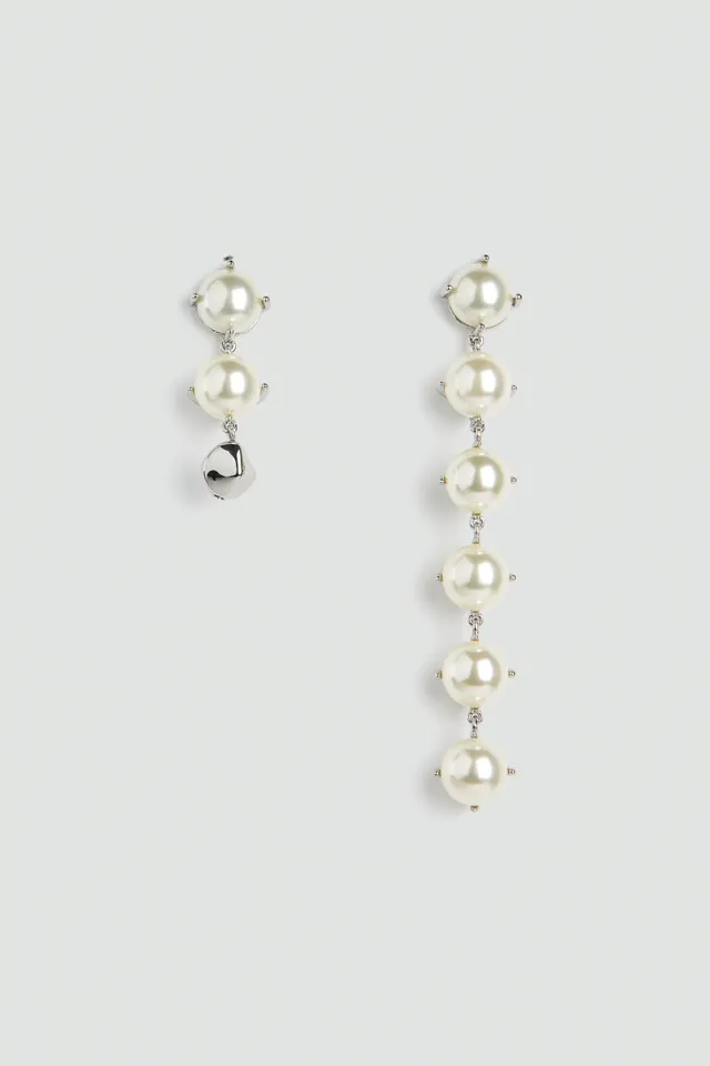 Liviana Conti Talitha boucles pendantes ivoire argent