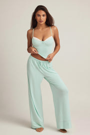 Oh Polly Ivelle 14332 Pantalon Pyjama Menthe Large Modal