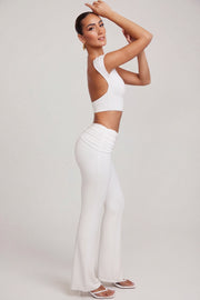 Oh Polly Hollis 6205 pantalon blanc modal mi-haute