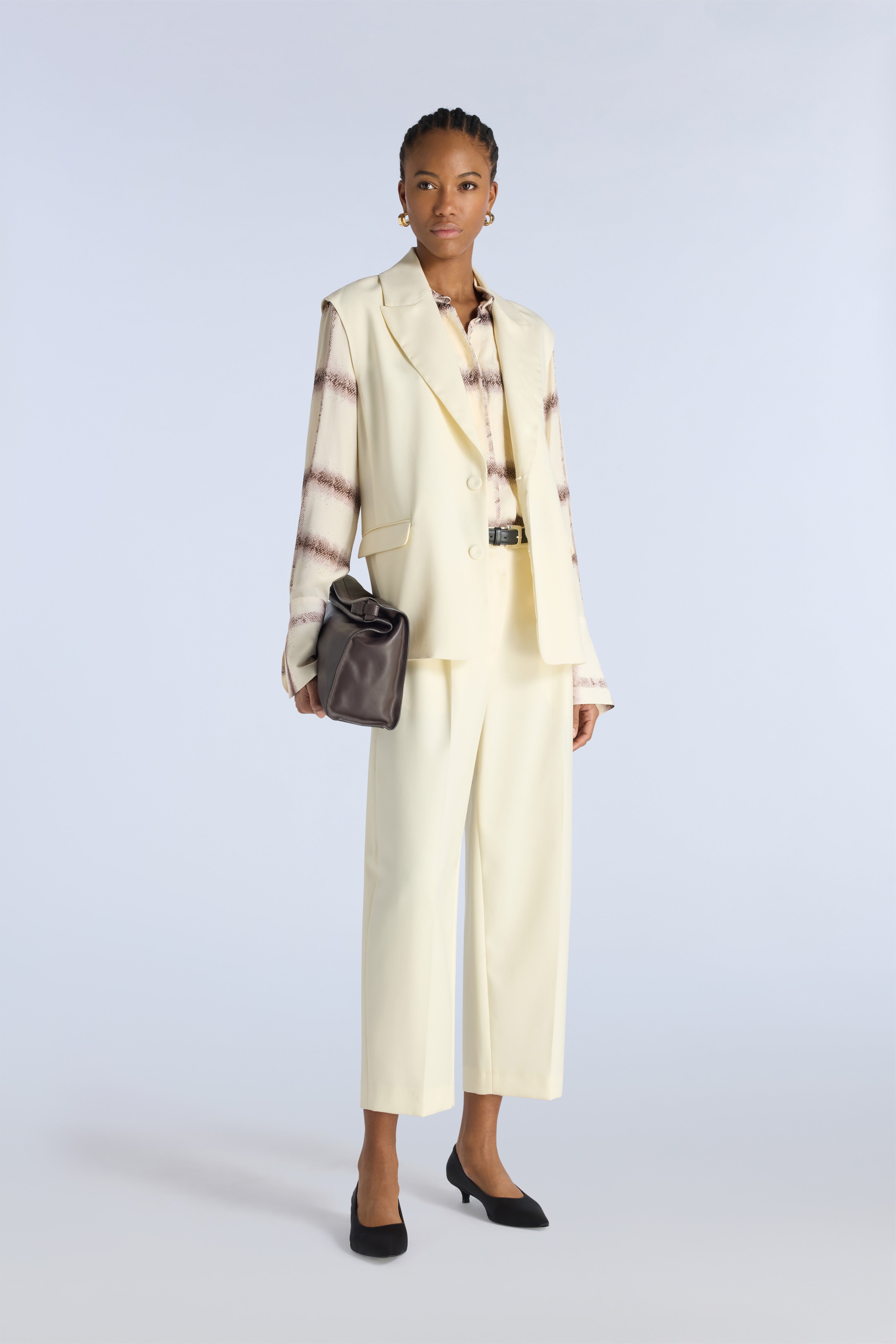 Liviana Conti Brandon gilet laine polline