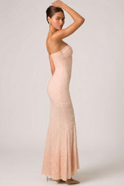 Oh Polly Vesna 13122 Robe Sirène Rose Poudré
