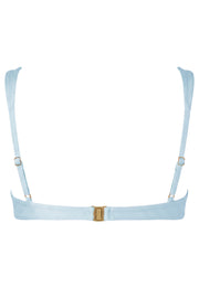 Oh Polly Mana haut de bikini Sky sweetheart perles brillant
