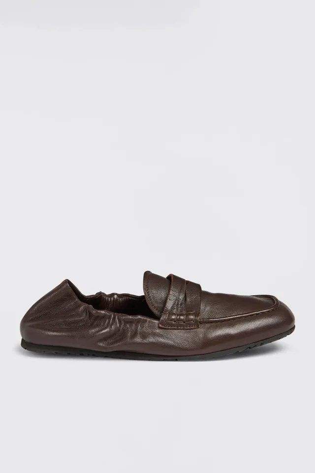 Liviana Conti Russell mocassin cuir fondente gomme