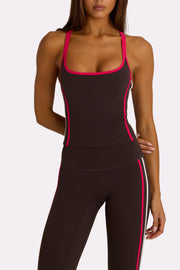 Oh Polly Bo+Tee Soft Active débardeur sport truffe