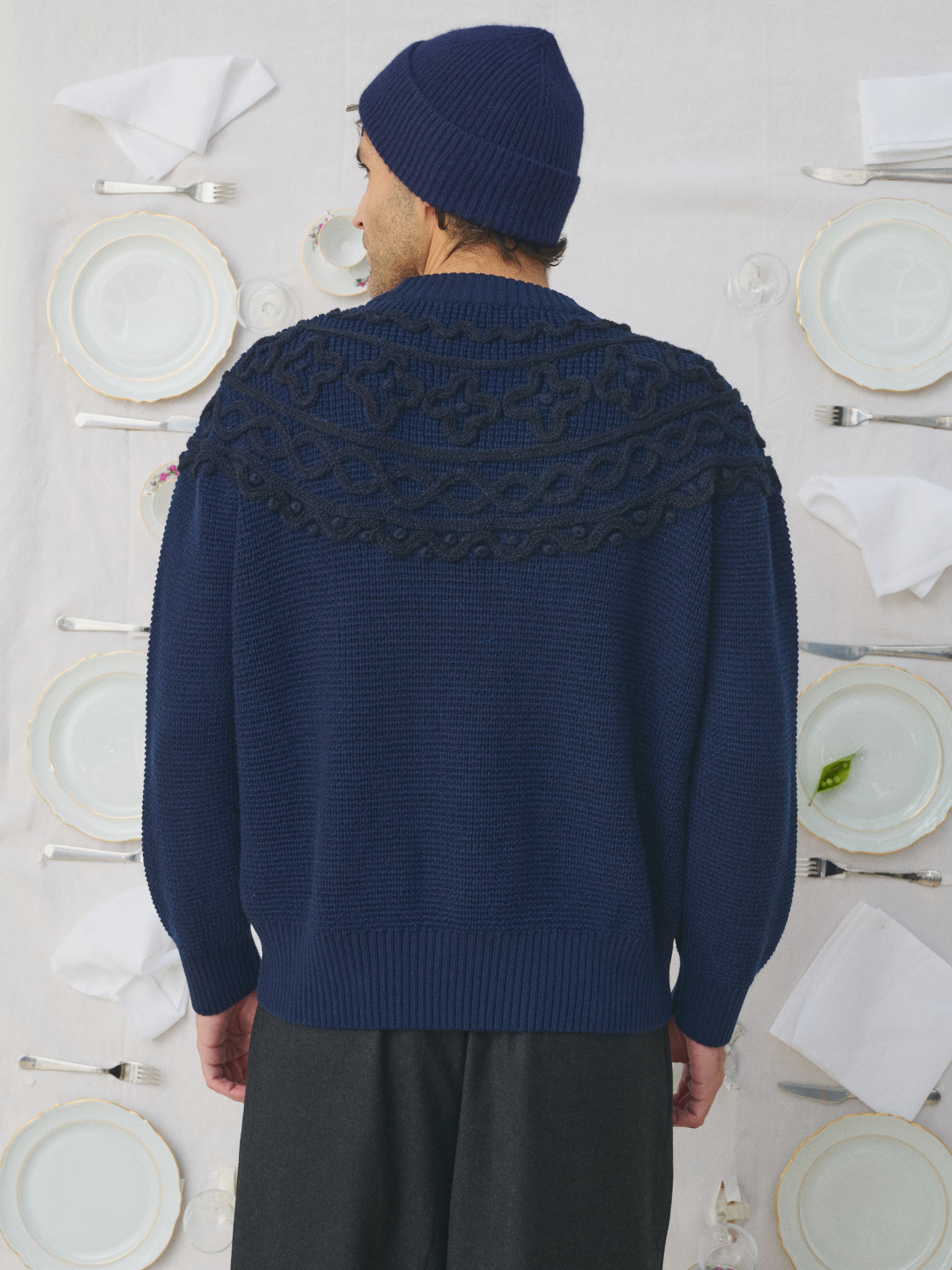 MII À table Pata pull homme maille La Chantilly