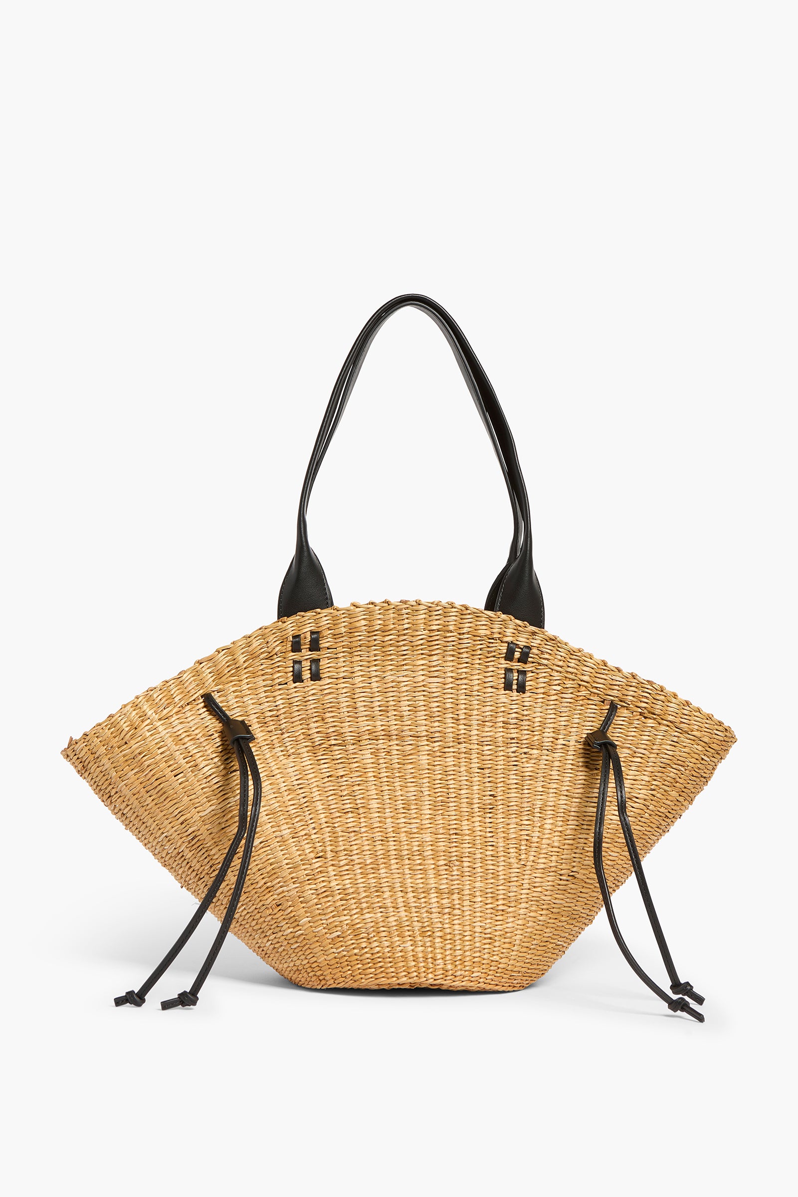 Liviana Conti Fayette Sac tote naturel raphia tressé