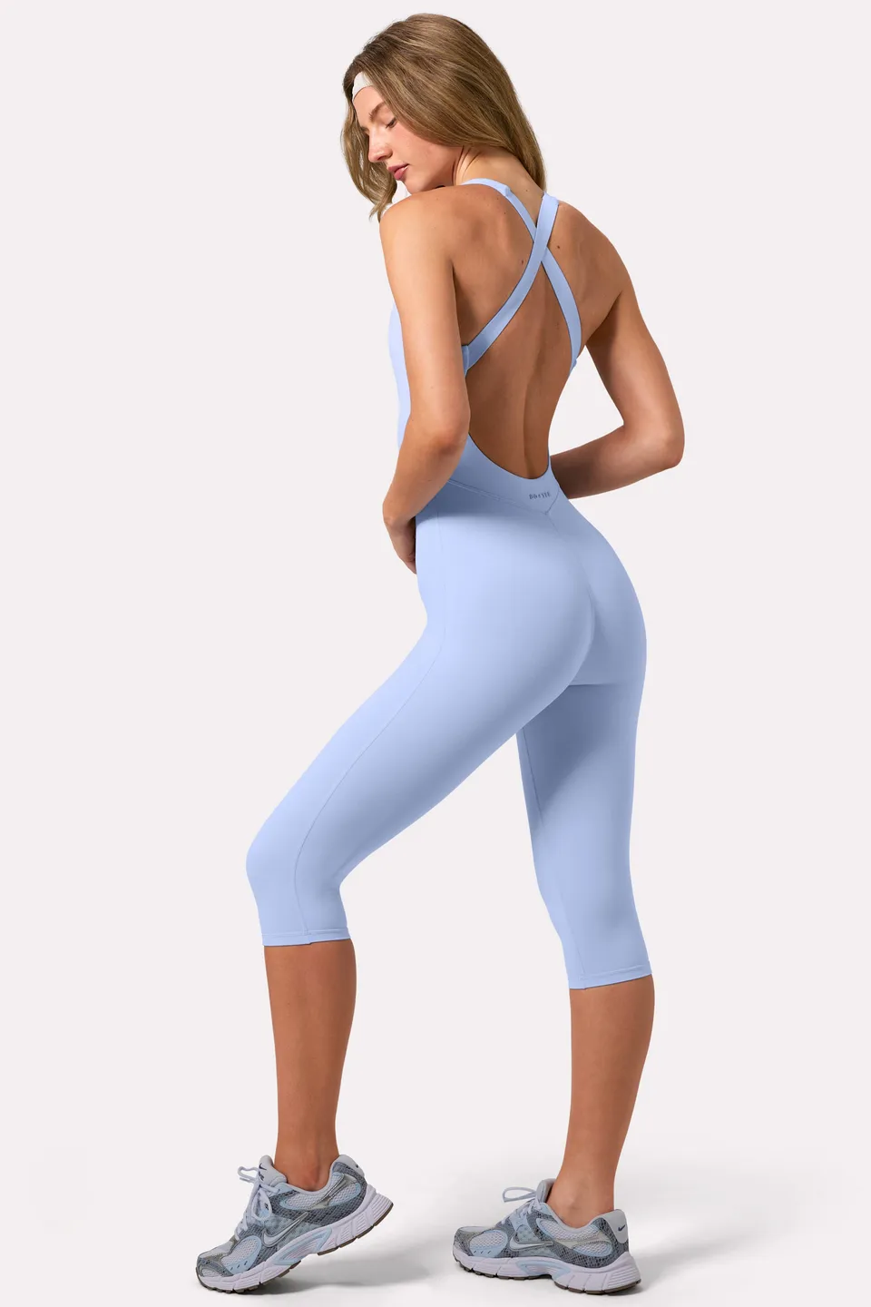 Oh Polly Bo+Tee Combinaison Capri Sky Bleu Ciel Sport