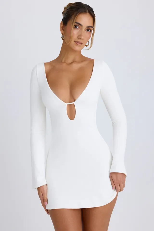 Oh Polly Mavisa 10262 robe mini blanche ajourée