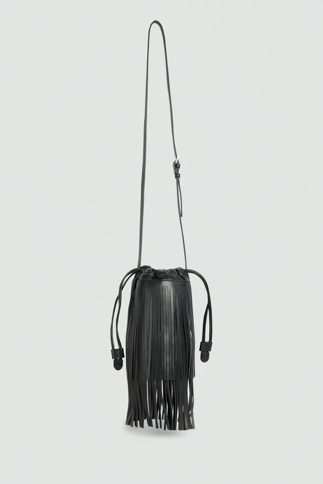Liviana Conti Secchiello Ebony sac seau noir mini
