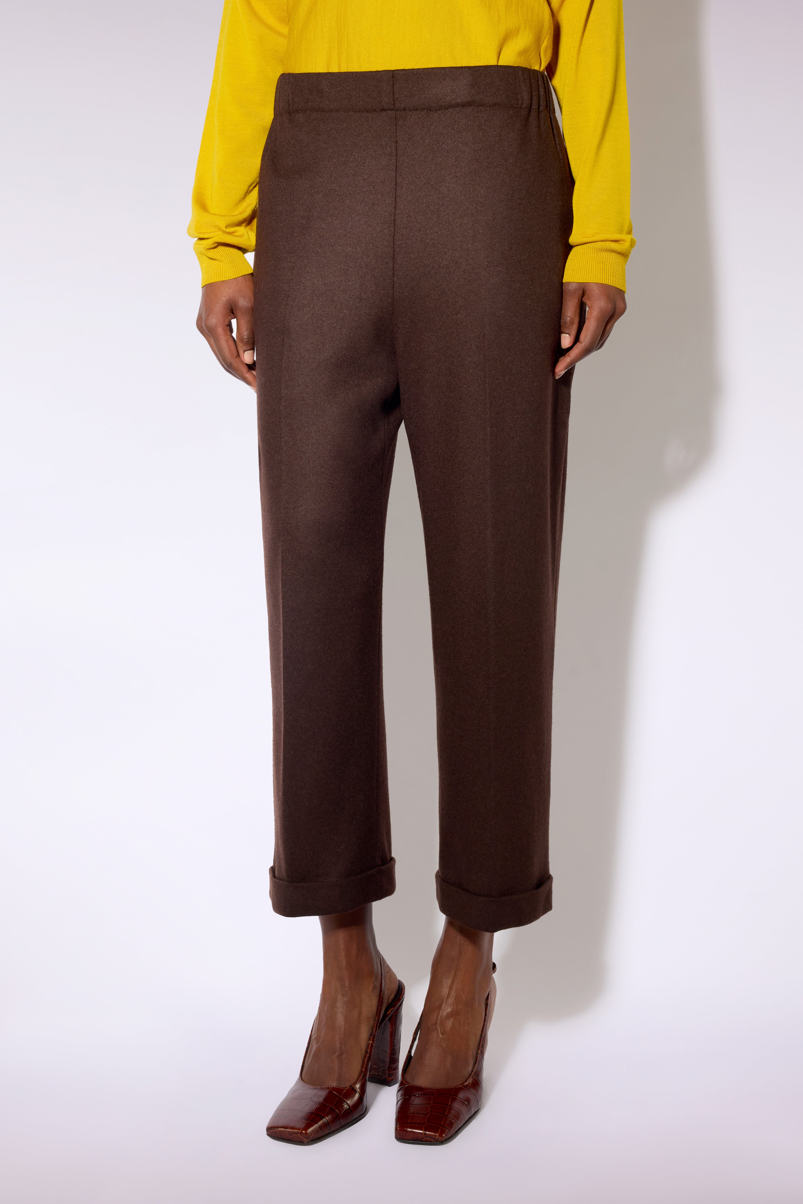 Liviana Conti Claude pantalon classique coloris Espresso
