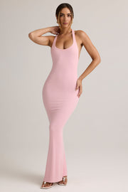 Oh Polly Imelda 14148 robe longue rose modal sirène