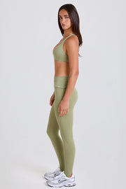 Oh Polly BT2499 leggings matcha étrier taille basse