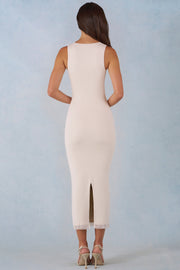 Oh Polly Sorelle robe midi ivoire dentelle modal