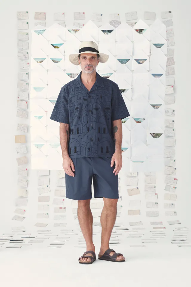 Mii Chemise Shin Les Cyclades chemise popeline coton brodée