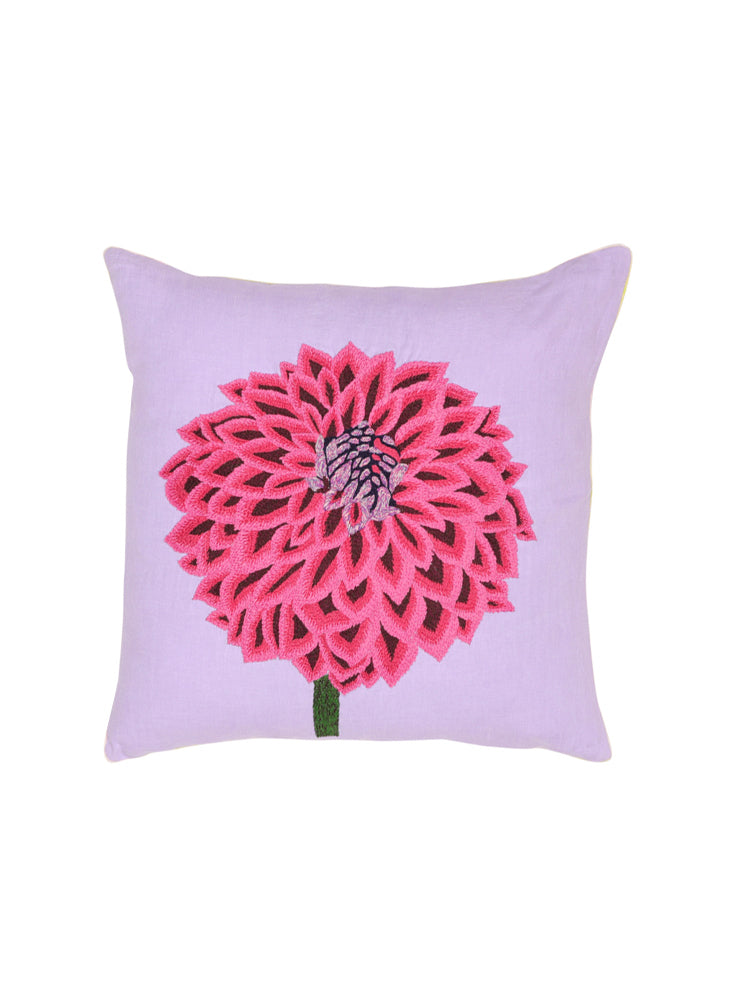 MII Les Iconiques Housse coussin Dahlia lin 45x45
