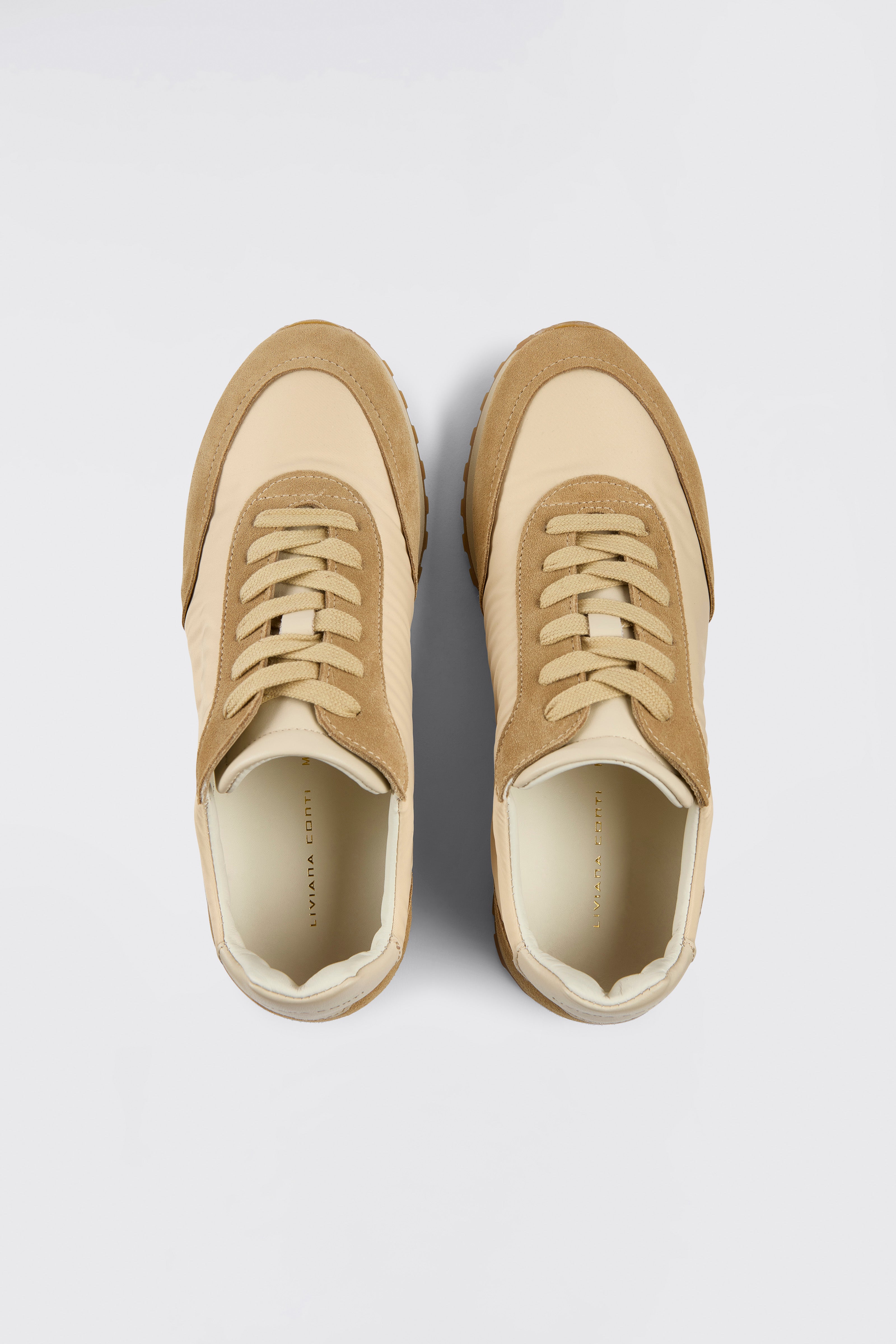Liviana Conti Beatrice sneakers nylon alabastro 38