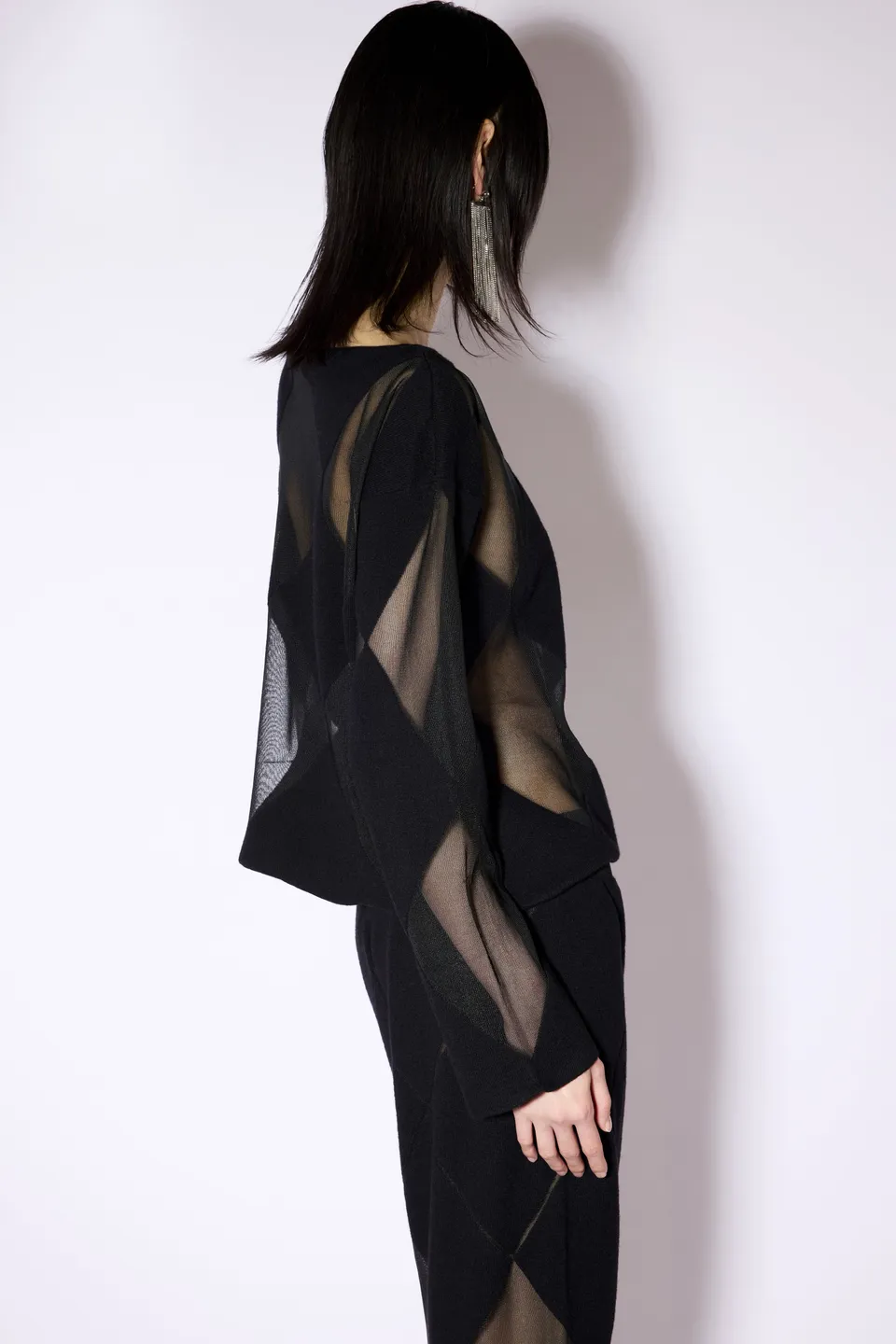 Liviana Conti Railey Pull noir XS-XL laine vierge