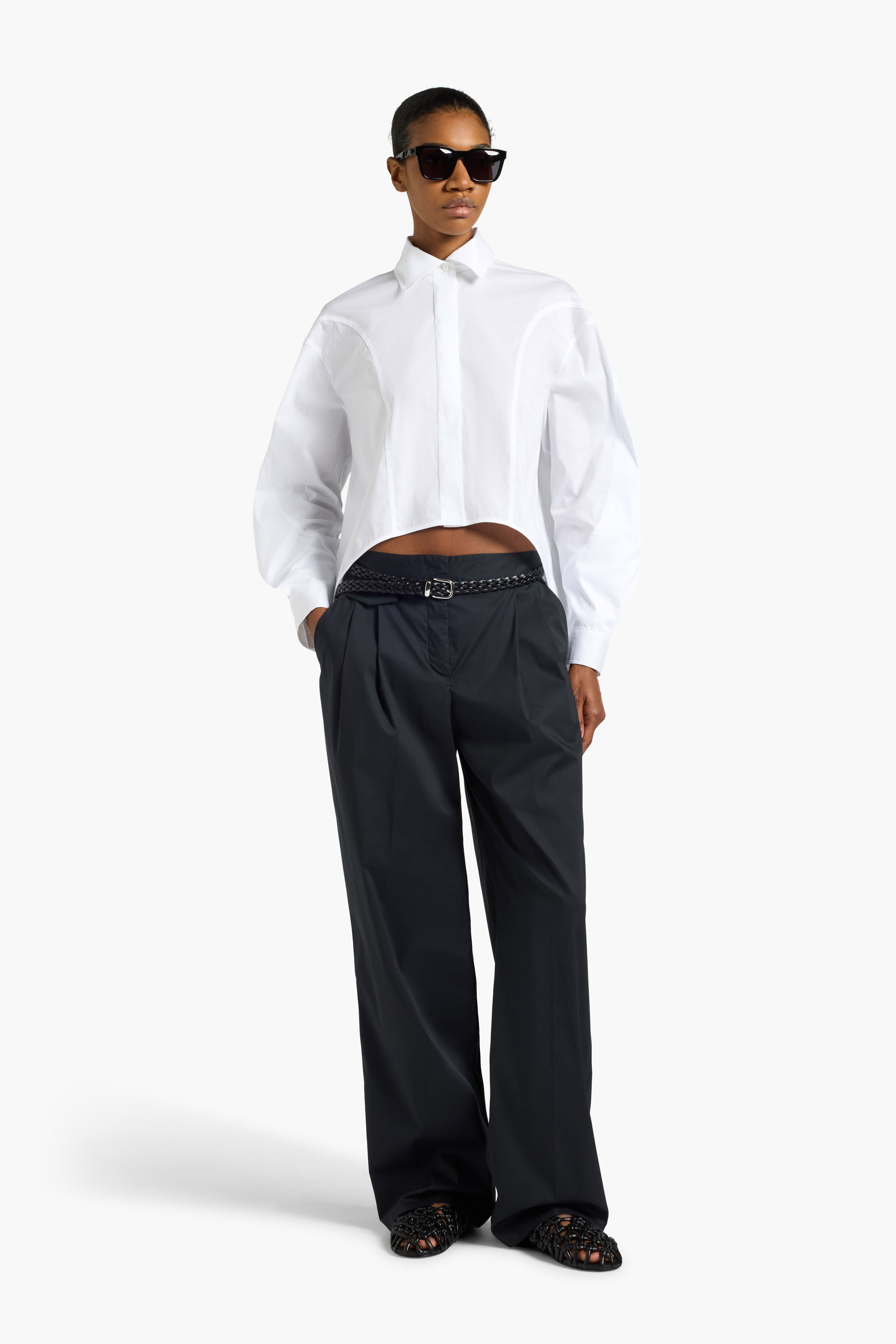 Liviana Conti Kyran pantalon femme noir palazzo