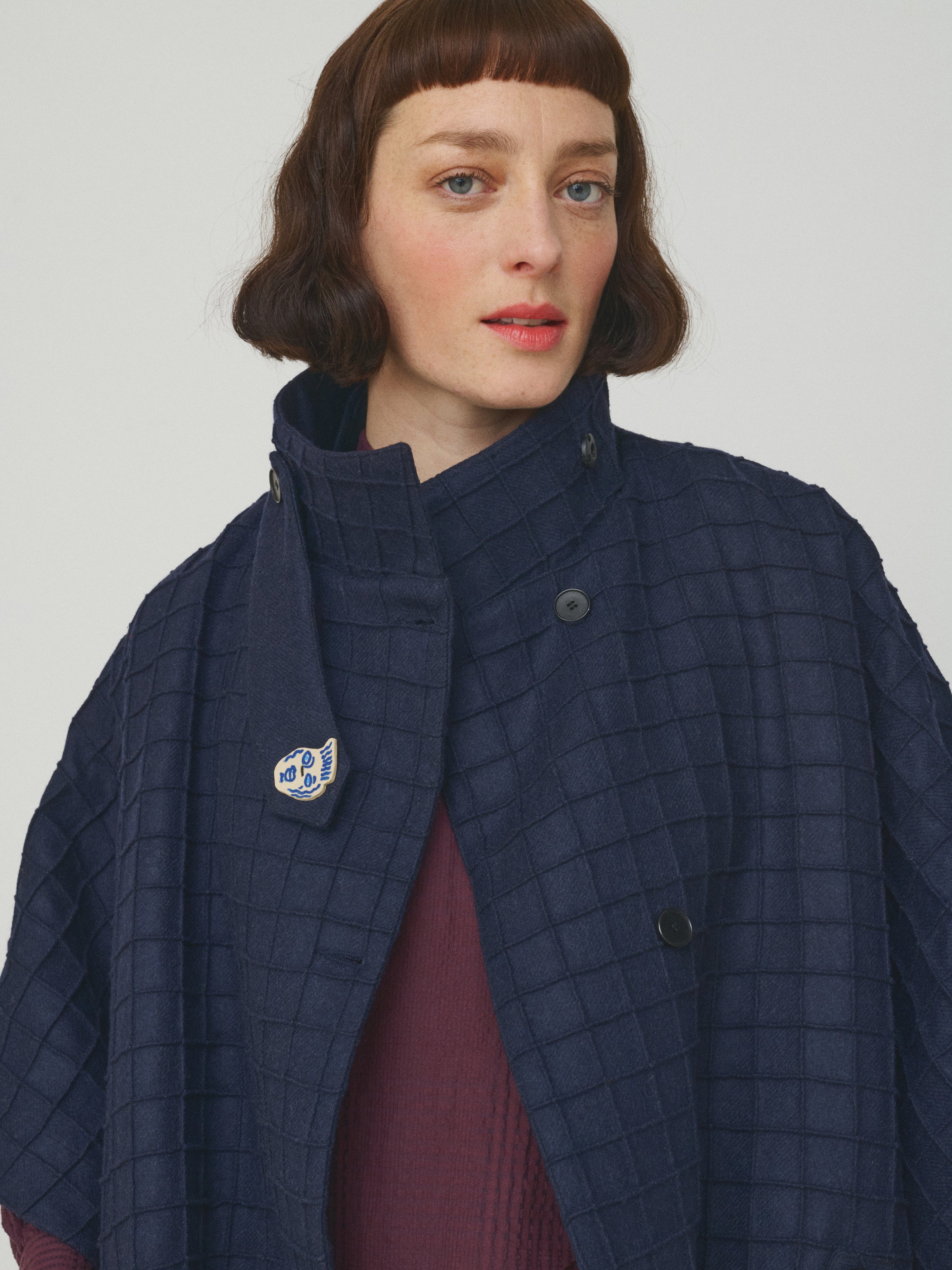 MII À table cape Les Unis femme bouton céramique
