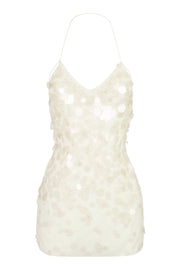 Oh Polly Naya Mini Robe Perle à Sequin Dos Nu