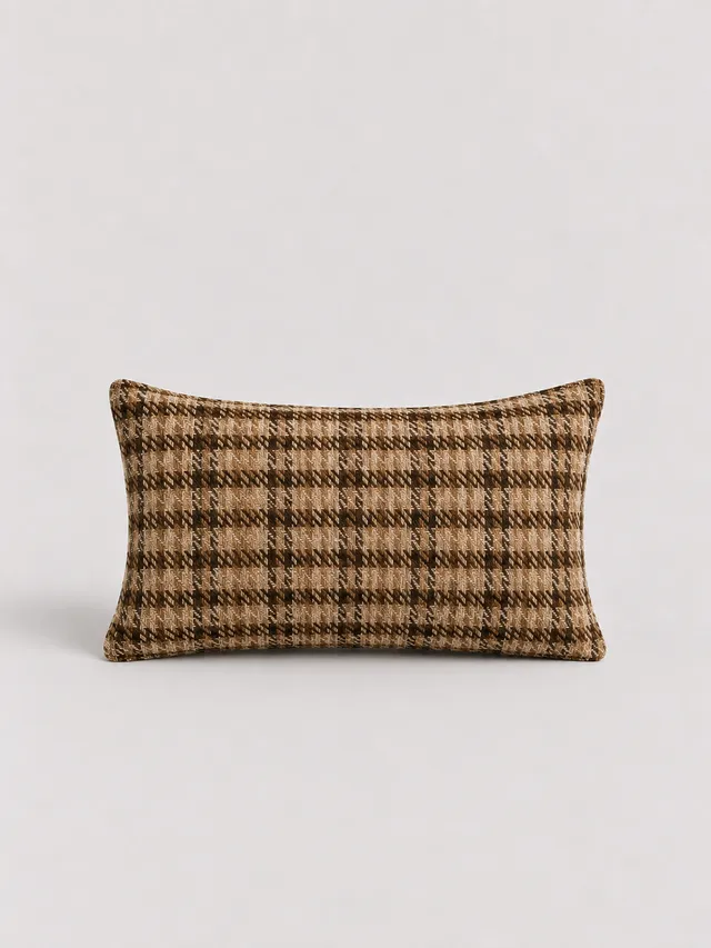 The Ethiquette Maison Villeroy housse coussin tweed 30x50 cm