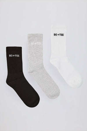 Oh Polly Bo+Tee BT1585 chaussettes lot 3 multi coton