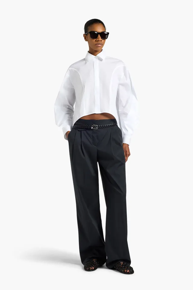 Liviana Conti Calixte chemise blanche popeline stretch