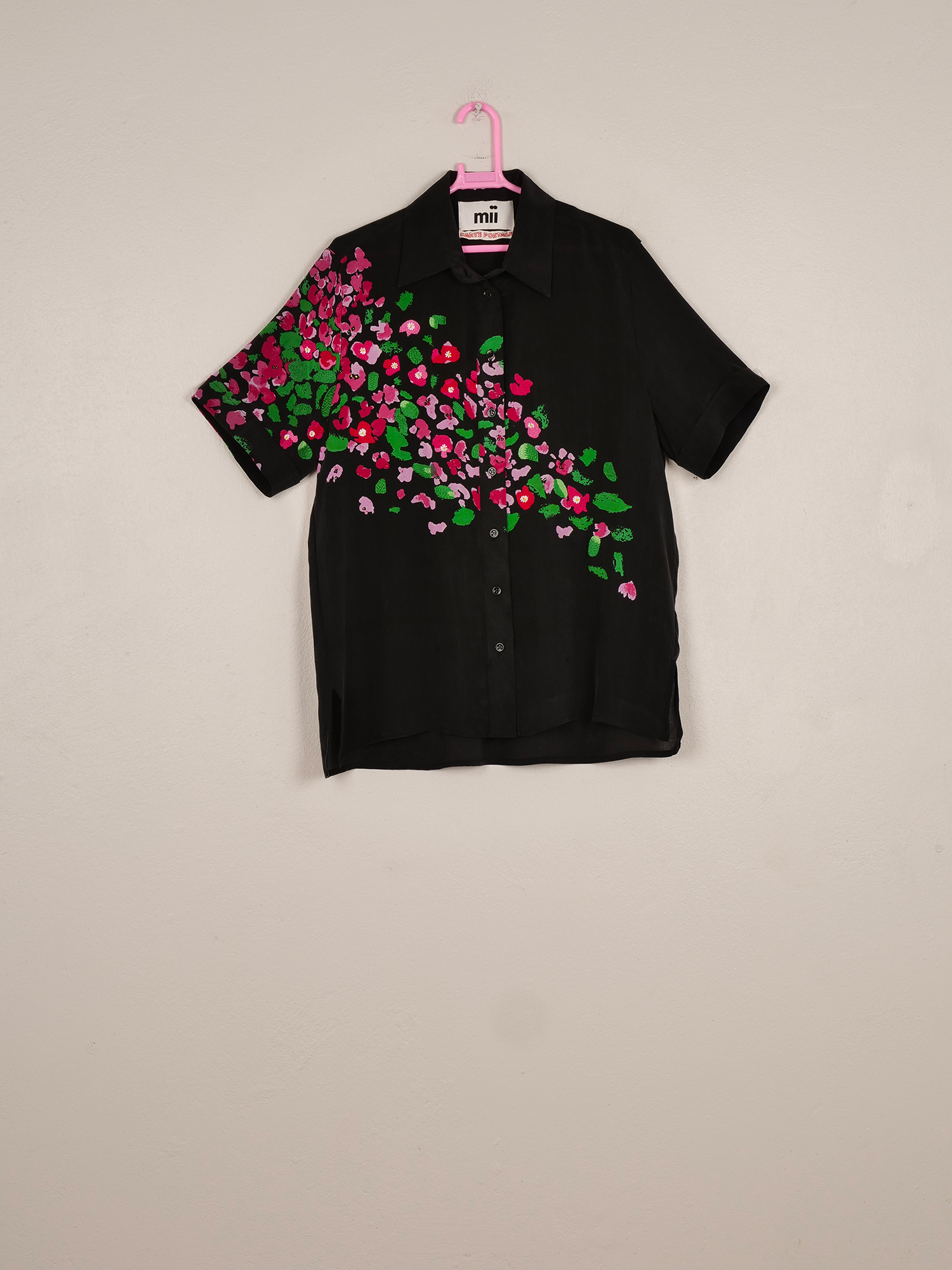 Mii Carte Postale Chemise Karine Cyclades Soie XS