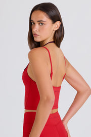 Bo+Tee BT1658 Débardeur Sport Crop Fraise Stretch