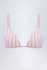 Oh Polly Swim NS1029 haut bikini triangle mauve recyclé
